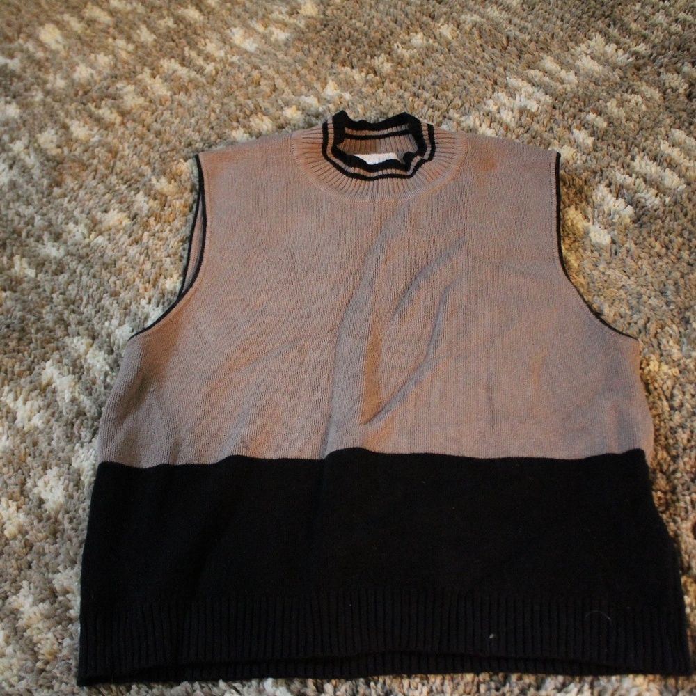 Cropped turtleneck sweater